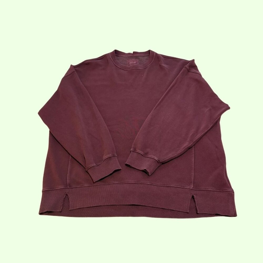 Aerie "The Chill Crew" Sweatshirt, Maroon/Burgundy, Size L